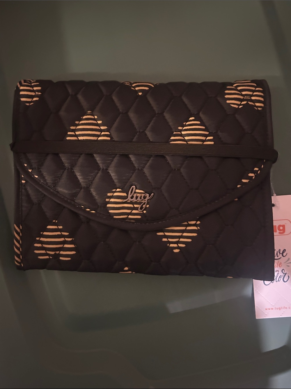 NWT Lug RockabillyJewelry Folio- Black Hearts